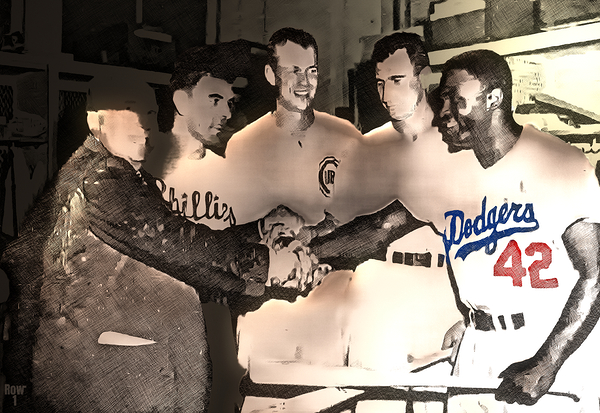 Jackie Robinson Dugout Art Print