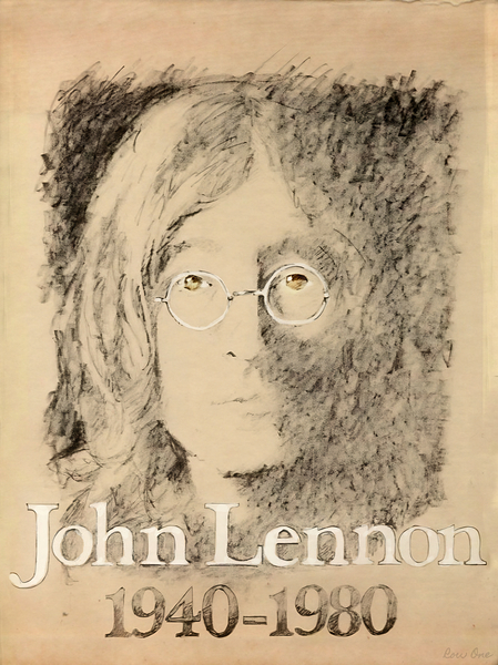 john lennon art 1980 Print