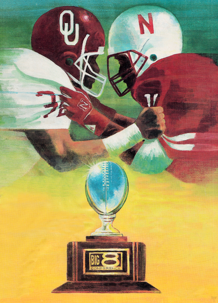 1987 Oklahoma vs. Nebraska Football Art Print