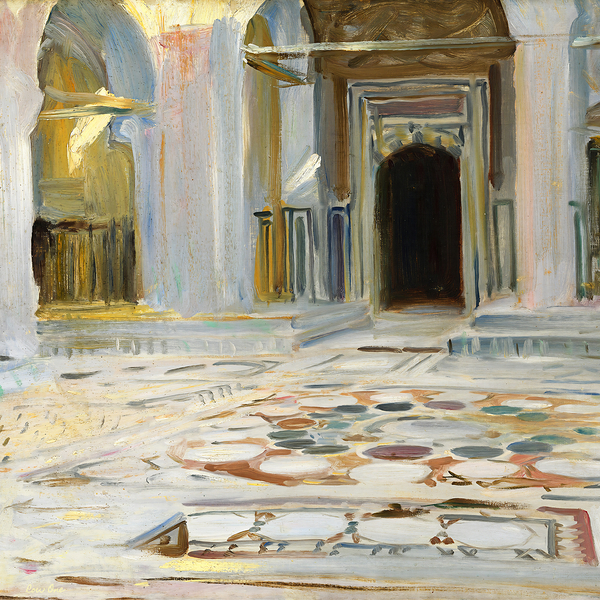 Cairo Pavement 1891 by Sargent Print