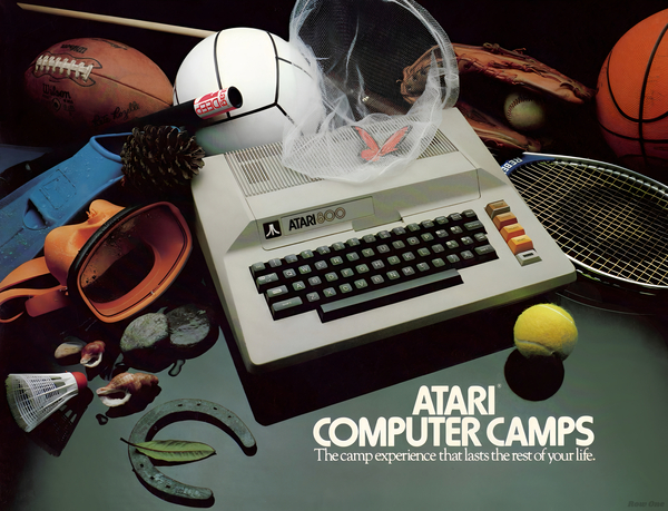 Retro Atari Computer Camp Advertisement Print