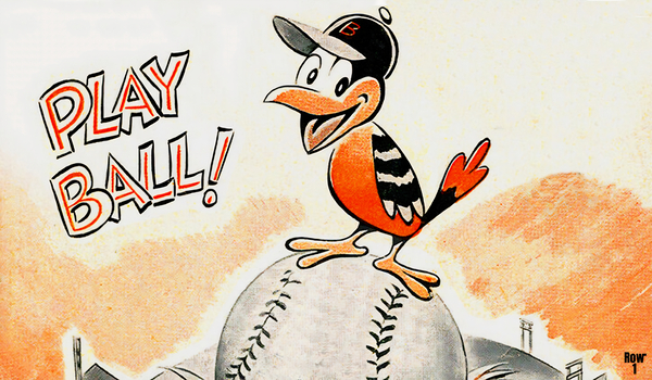 Play Ball Baltimore Orioles Art  Print