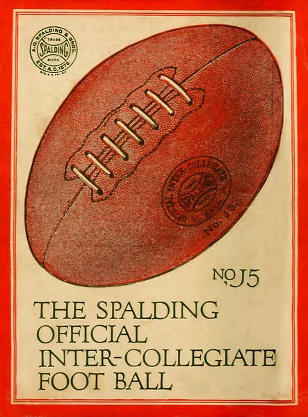 sports ads vintage spalding football ad Print