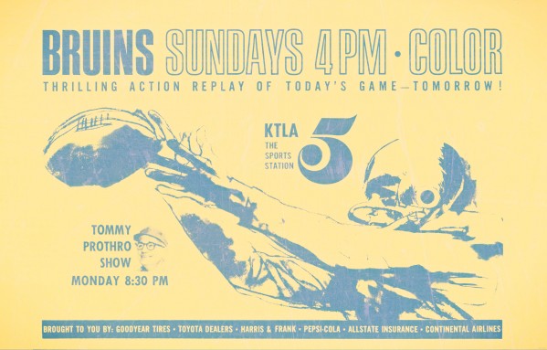 1969 Tommy Prothro Show Ad Print