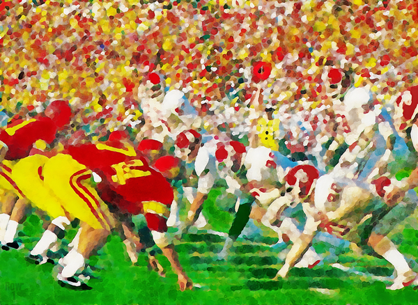 Battle in the Coliseum Print