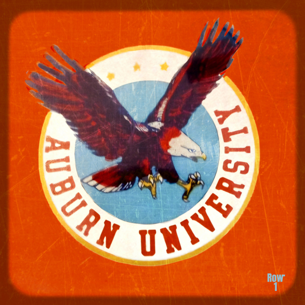 Vintage Auburn University Throwback Art Print