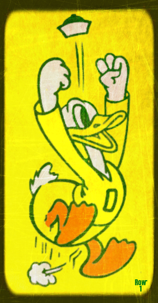 Oregon Duck Viewfinder Slide Remix Print