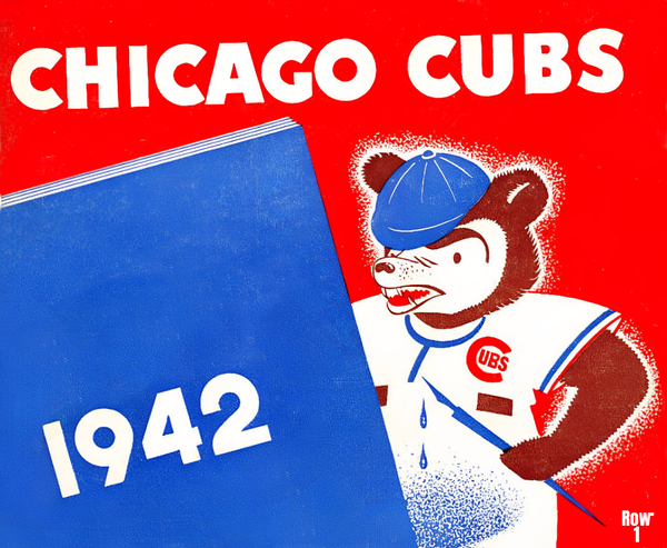1942 Chicago Cubs Art Print