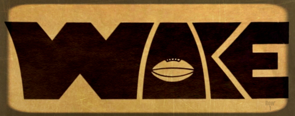 Vintage Wake Forest Football Art Print