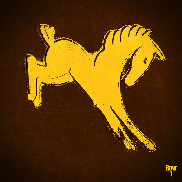 Vintage Wyoming Mascot Art Print