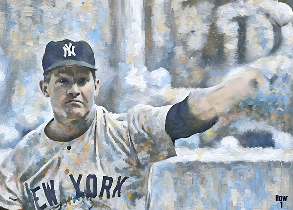 Whitey Ford Pitch Print