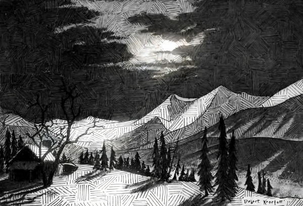 Robert Kearfott Moon Art Print