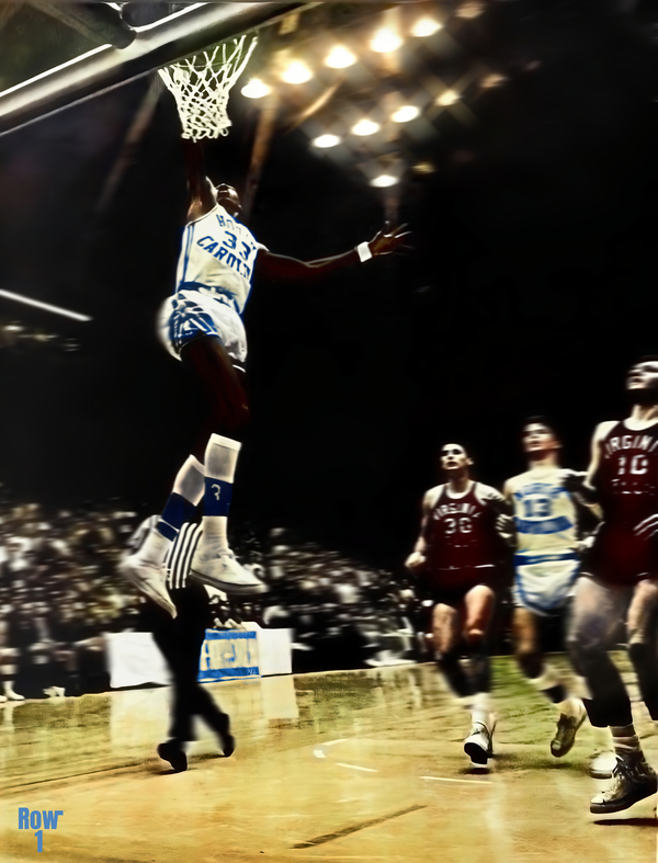 Charlie Scott North Carolina Lay Up Print