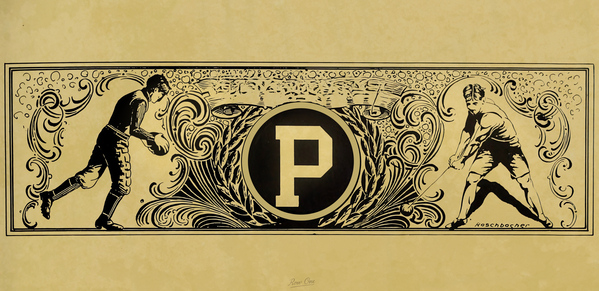 Early 1900s Purdue University Art by Raschbacher Print