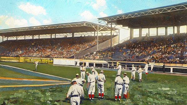 1919 Boston Red Sox Warm Up II  Print