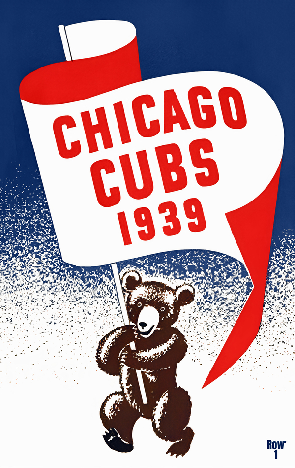 1939 Chicago Cubs Baseball Art Print