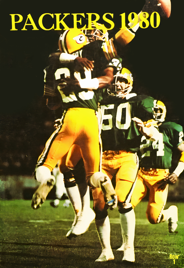 1980 Green Bay Packers Football Art Print
