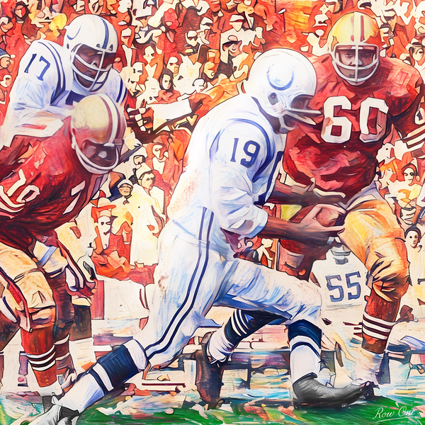 Niners Get Unitas Print