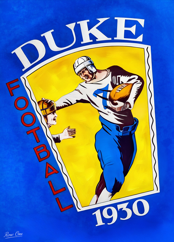 1930 Duke Football Art Print