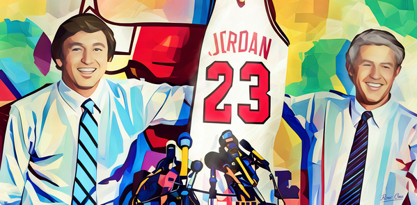 Michael Jordan Draft Day Jersey Art Print