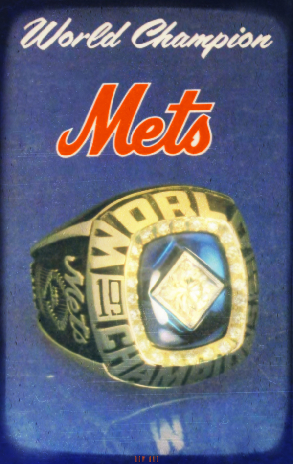 1986 New York Mets World Champion Art  Print