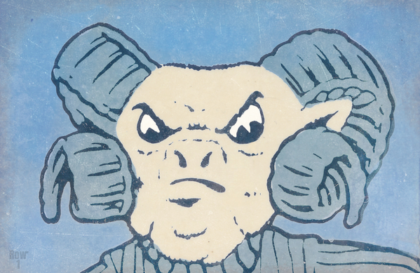 Vintage North Carolina Rameses Art Print