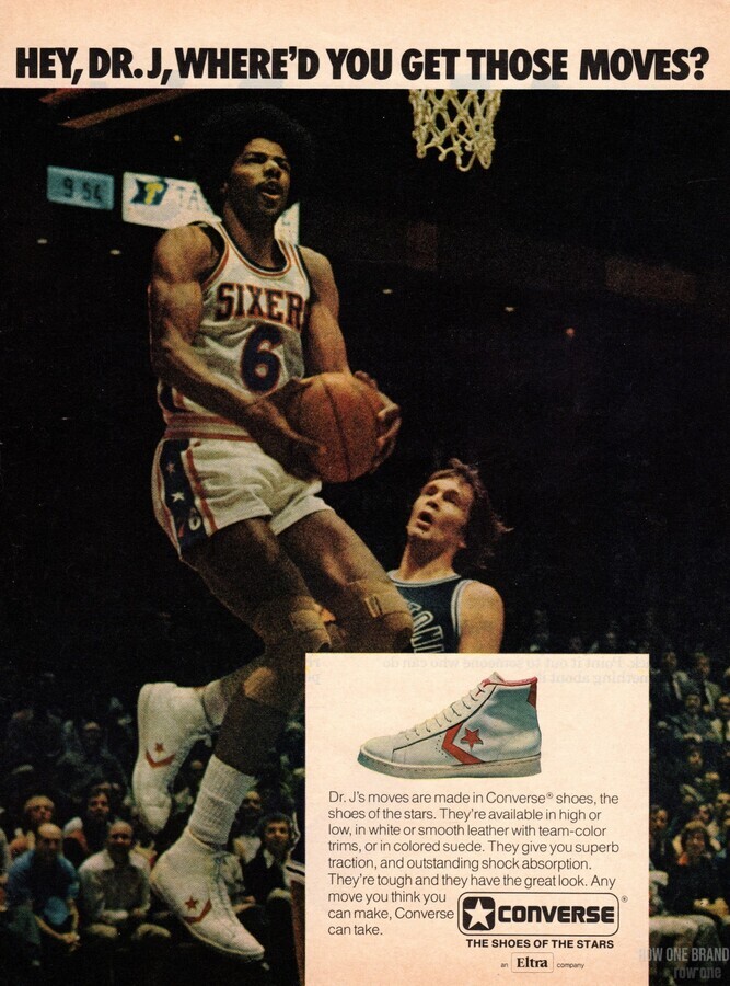 1977 J Converse Show Ad Poster by Row One Brand Wall Art