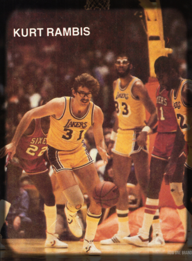 1982 Kurt Rambis LA Lakers Viewfinder Art by Row One Brand Wall