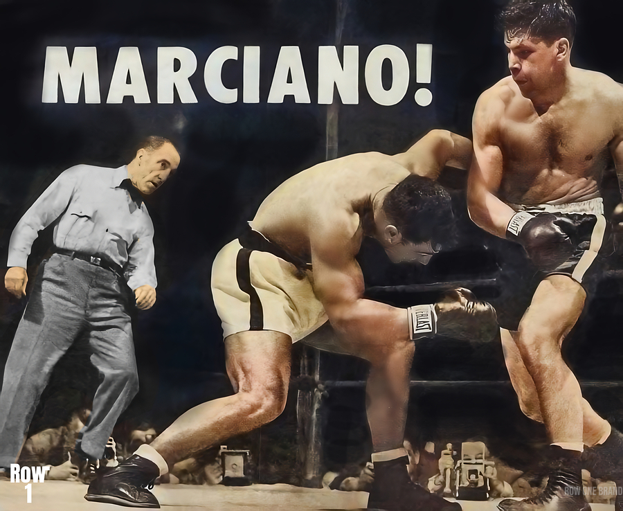 Rocky Marciano Boxing Art by Row One Brand Wall Art