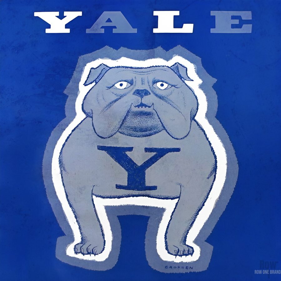 Vintage Yale Bulldog Art by Crossen by Row One Brand Wall Art
