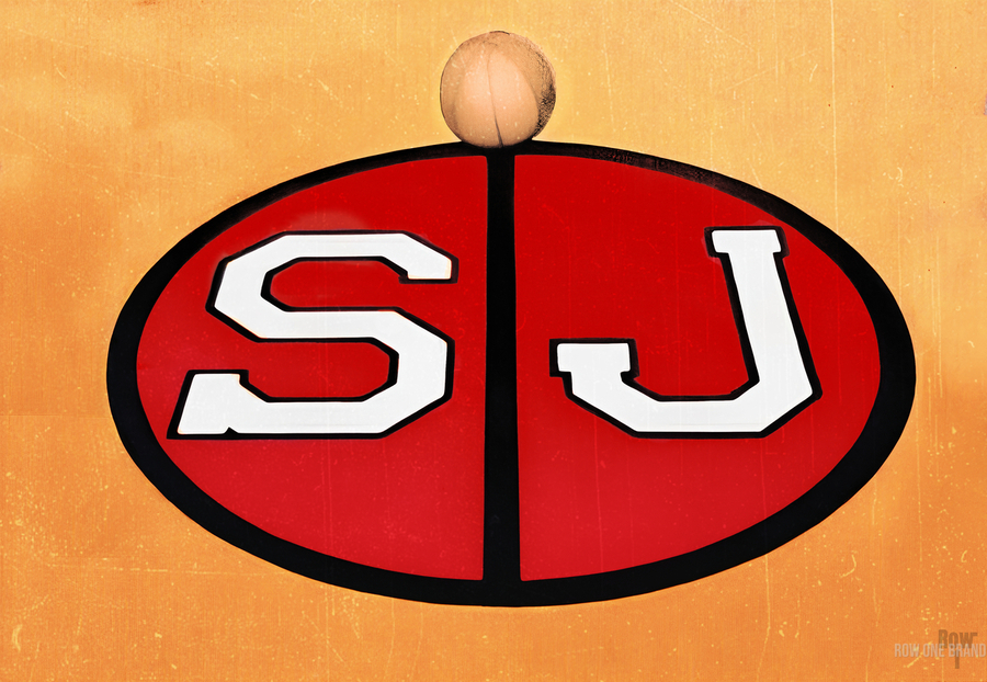 Vintage St Johns Basketball Court Art by Row One Brand Wall Art