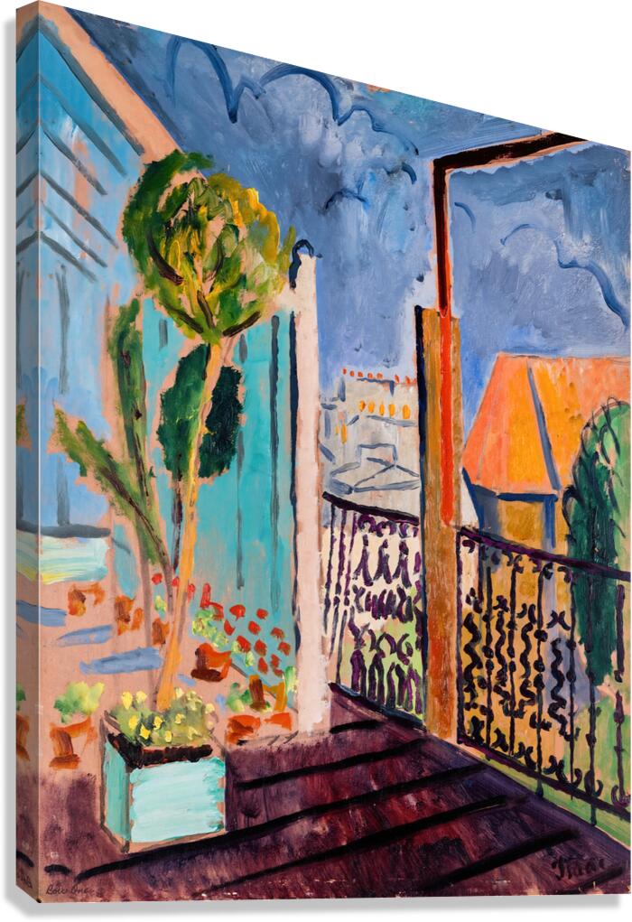 View from the Studio Window Canvas Print