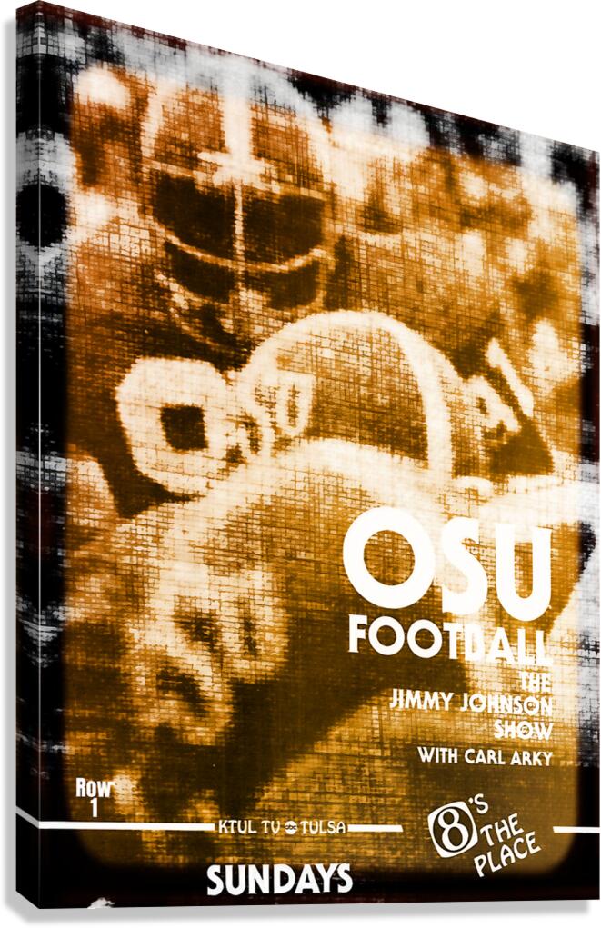 1979 Jimmy Johnson Show OSU Football Ad Canvas Print