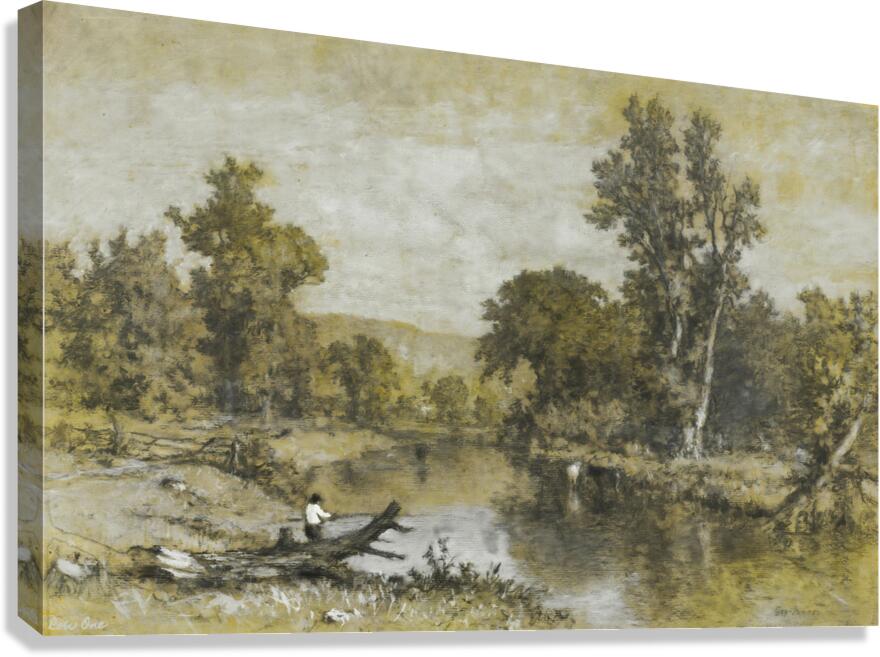 Milton New York ca. 1856  Canvas Print