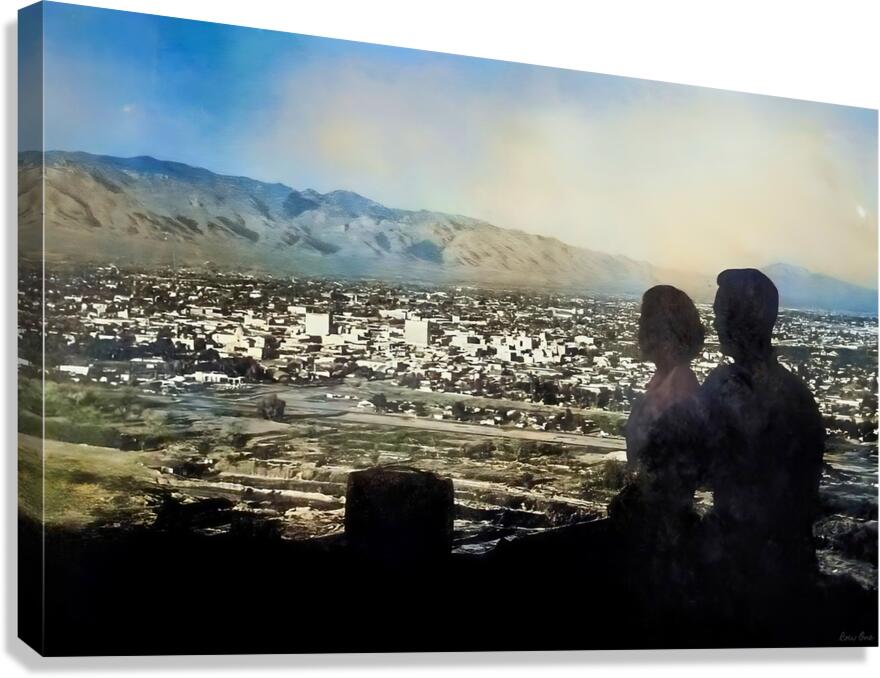 1950s tucson art Canvas Print