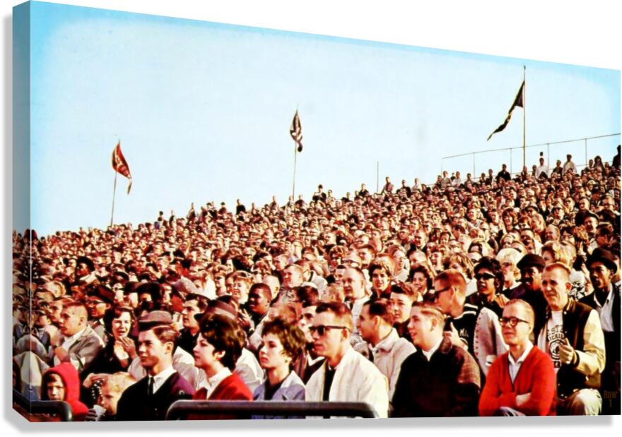 1963 western michigan football gameday Canvas Print