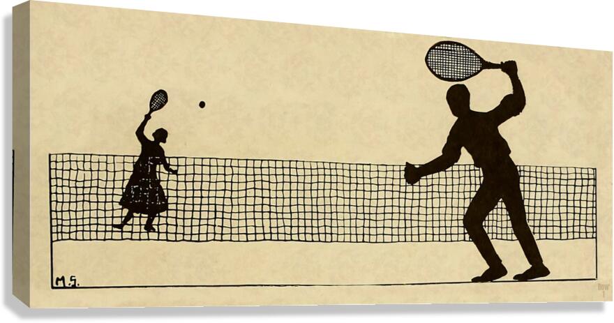1920s Tennis Canvas Print