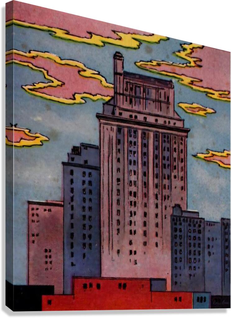 1930s dallas art Canvas Print