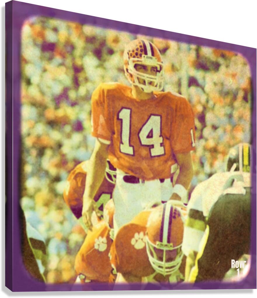 mike eppley clemson football art Canvas Print