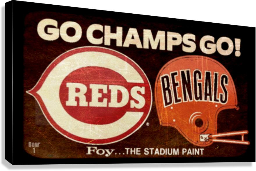 go champs go cincinnati sports teams Canvas Print