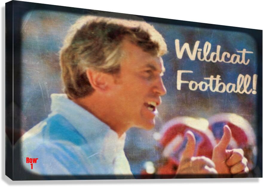 1981 Arizona Wildcats Football Viewfinder Art  Canvas Print