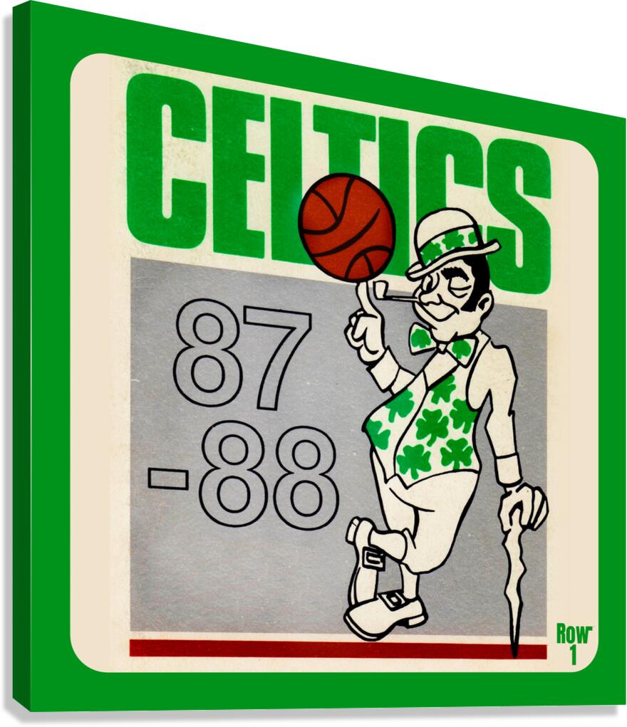 1987 Boston Celtics Art Canvas Print
