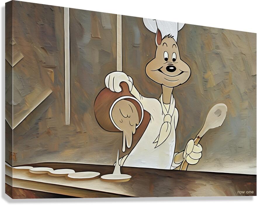 Making Pancakes  Canvas Print