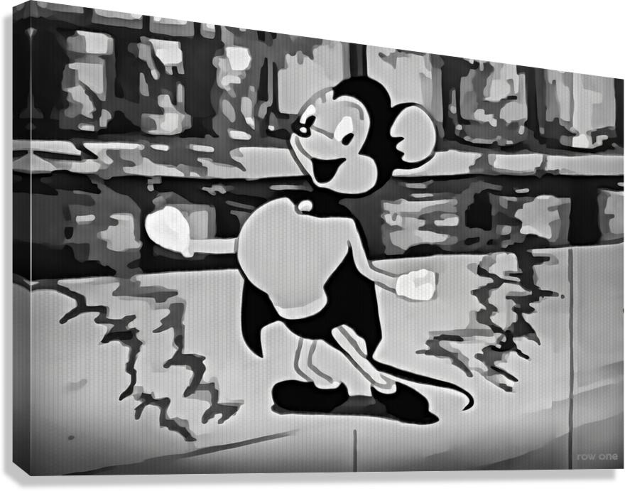 1942 Mighty Mouse Cartoon Art II Canvas Print
