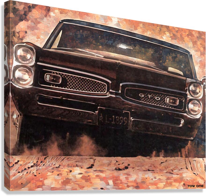 1967 pontiac gto car art Canvas Print