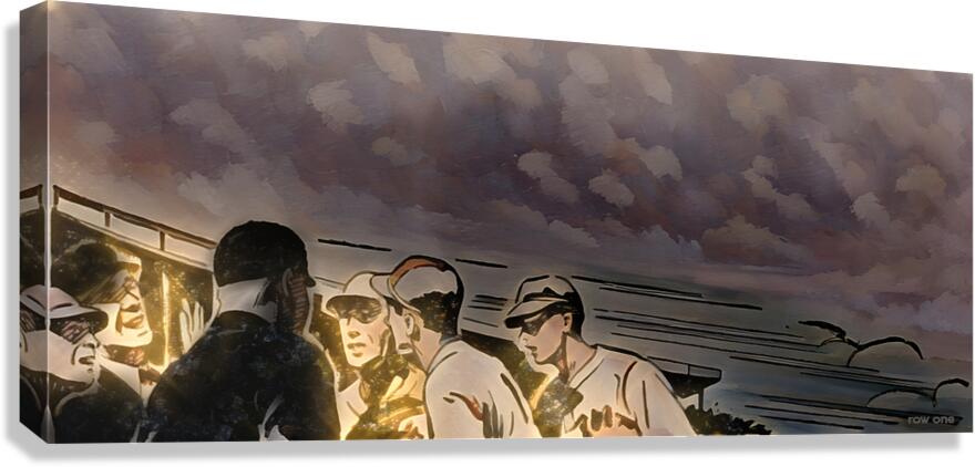 Baseball Rain Delay Canvas Print