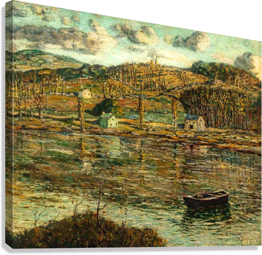 Sunlight on the Harlem River  Canvas Print