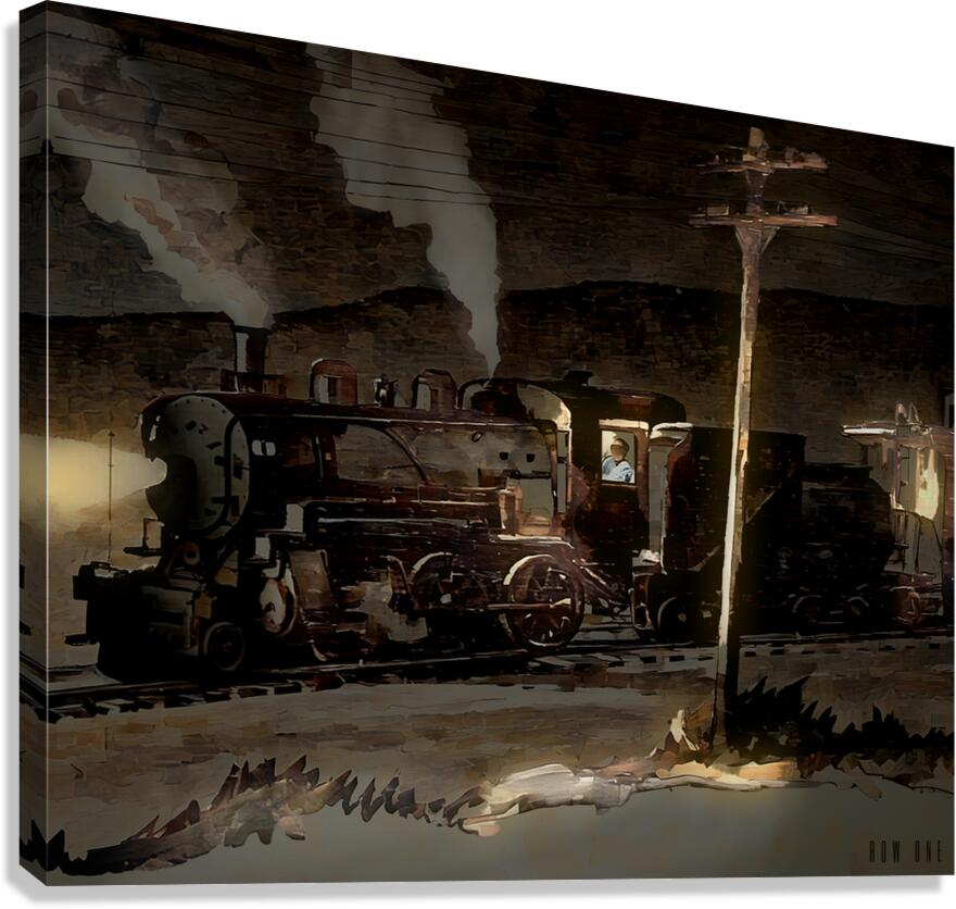night train Canvas Print