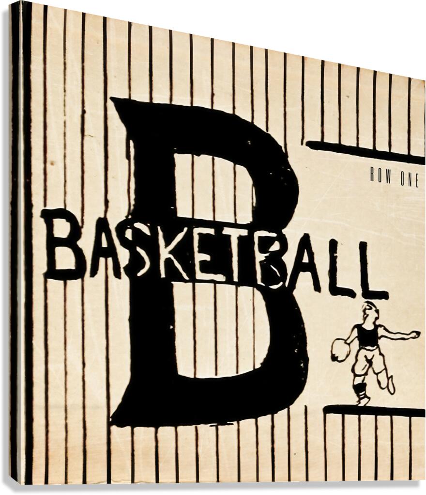 B is For Basketball Canvas Print