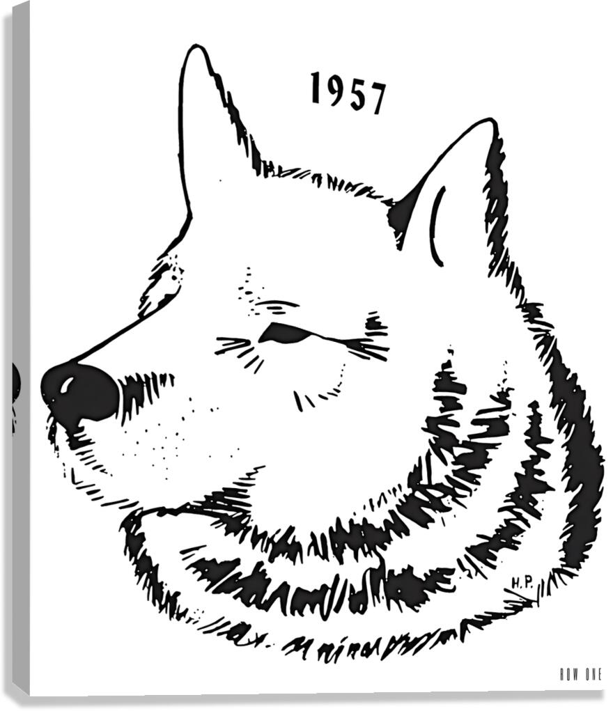 1957 art by hp Canvas Print